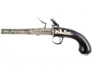 An Unusual Flintlock Queen Anne Pistol