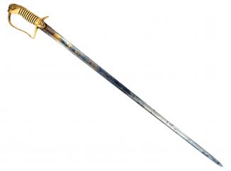A Naval 1805 Pattern Blue & Gilt Sword