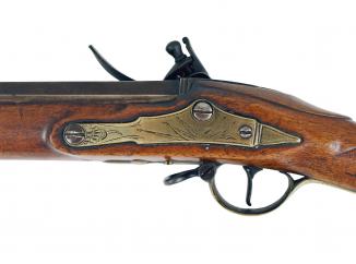 A Flintlock Officers Musket by Parr. 