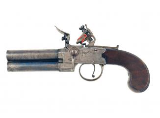 A Flintlock Tap Action Pistol by Ketalnd & Co. 