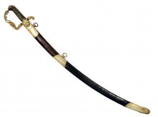 A Blue & Gilt Yeomanry Cavalry Officers Sword