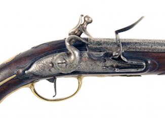 An Early Pair of Holster Pistols by Green