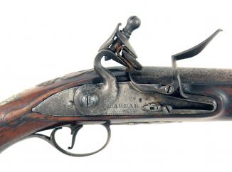 A Scarce and Unusual Pair of Pistols by Barbar