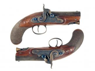 A Superb Pair of Percussion Pistols by Nock