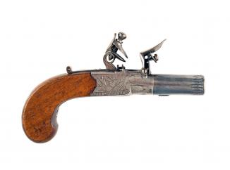 A Pair of Flintlock Pocket Pistols