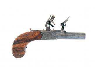 A Flintlock Pocket Pistol of Small Size