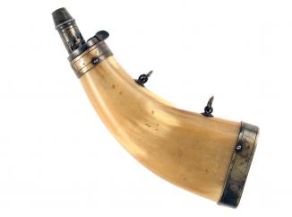 A Horn Powder Flask