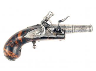 An Early Flintlock Pistol by Heasler