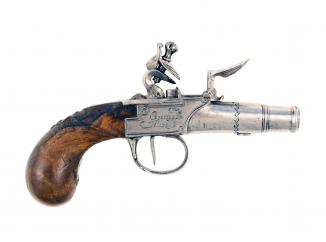 A Good Pair of French Flintlock Pocket Pistols