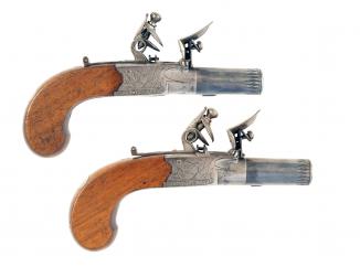 A Pair of Flintlock Pocket Pistols