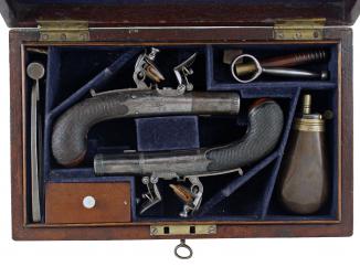 A Cased Pair of Pocket Pistols by Beckwith