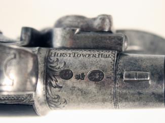 A Queen Anne Pocket Pistol by Hirst. 