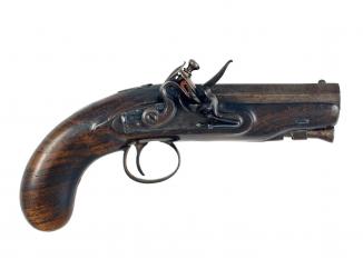 A Pair of Overcoat Pistols by Brummitt