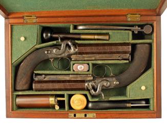 A Stunning Cased Pair of Percussion Belt Pistols