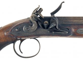 An Untouched Pair of Duelling Pistols by Manton