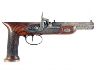 An Unusual Percussion Pistol by Westley Richards