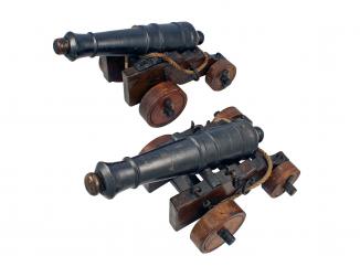A Pair of Signal Cannon