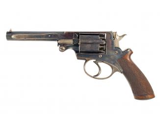 A Good Cased 54 Bore Adams Revolver