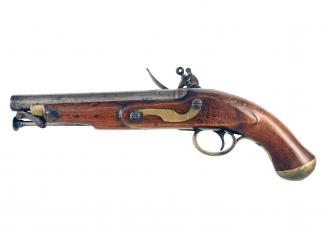 A Scarce William IV Flintlock Pistol 