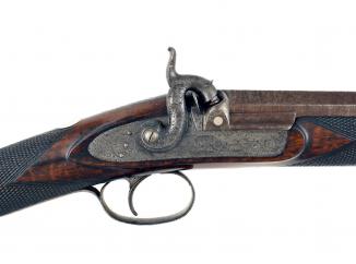 A Percussion Rifle by Witton of London. 