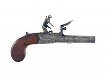 A Flintlock Pocket Pistol byWatkins