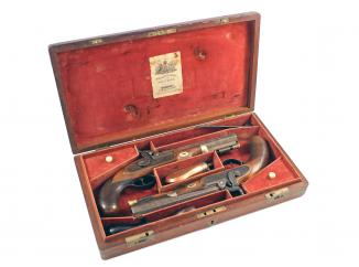 A Cased Pair of Forsyth Pistols