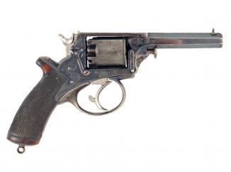 A Cased Percussion 4th Model Tranter Revolver. 