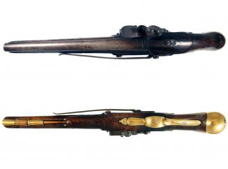 An Untouched Flintlock Sea Service Pistol