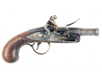 An Early Flintlock Pocket Pistol