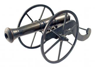 A Desk Cannon, 19th Century. 