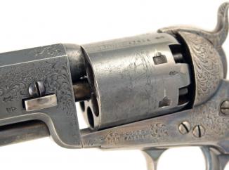An Engraved Colt Navy