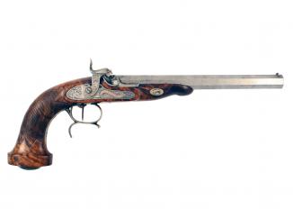A Continental Target Pistol by Le Page