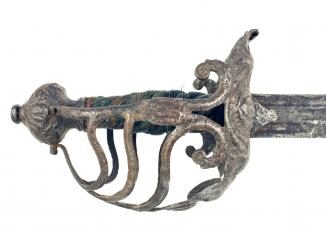 A Mortuary Hilted Sword, Circa 1640. 
