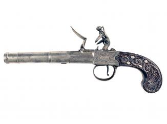 An Outstanding Pair of Cannon-Barrel Pistols