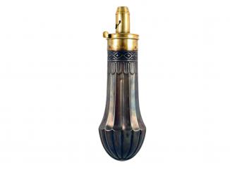 A Long Fluted Flask