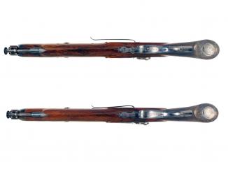 A Cased Pair of Percussion Pistols 
