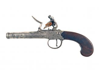 A Pair of Flintlock Pocket Pistols by Stanton 
