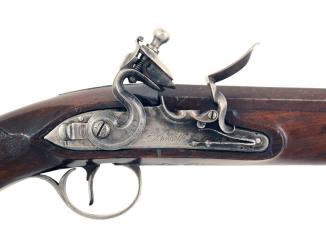 An Irish Duelling Pistol by Powell of Dublin