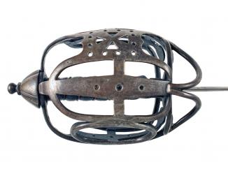 A Basket Hilted Cavalry Sword