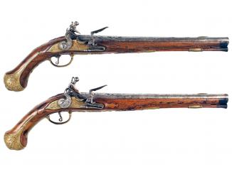 A Good Early Pair of Flintlock Pistols