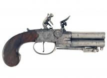 A Tap-Action Pistol With Bayonet