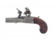 A Flintlock Pocket Pistol by Brander & Potts