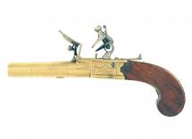 A Crisp Flintlock Pocket Pistol by Blair