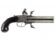 A Scarce Turn-Over Flintlock Pistol 