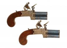 A Fine Pair of Over and Under Pistols