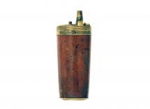 A Copper Three Way Flask