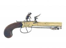 A Flintlock Pocket Pistol by Twigg
