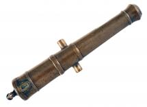 A Brass Cannon Barrel, 19th Century. 