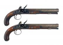 An Untouched Pair of Duelling Pistols by Manton