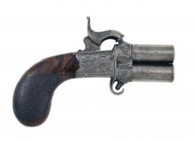 A Scarce 28 Bore Turn Over Pistol by Rigby